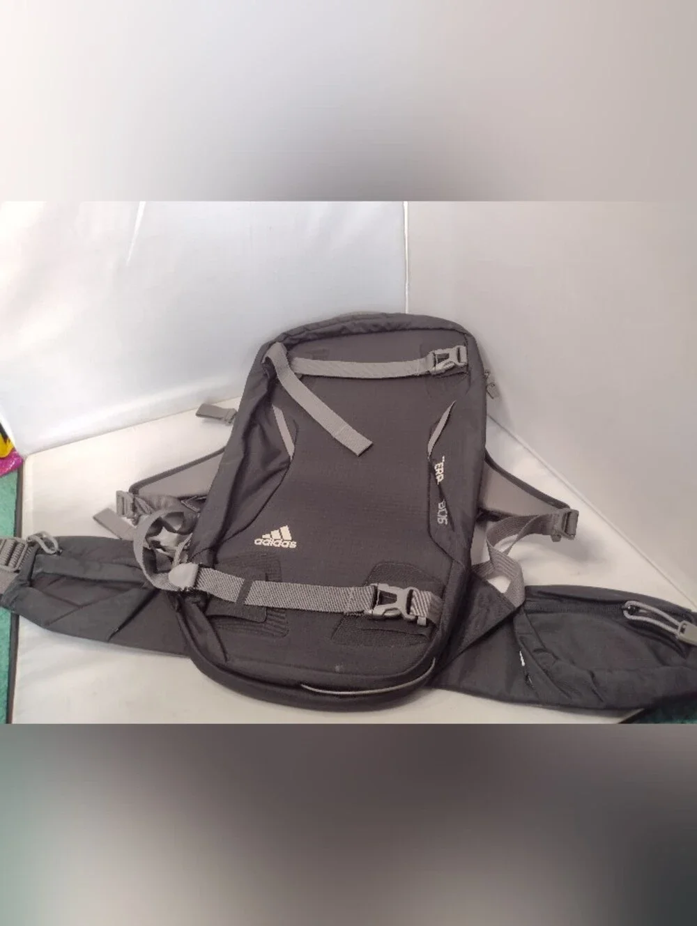 Adidas Terrex Freeride BC16 Backpack Black Formation Outdoor Hiking Trail